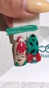 Mein Pebble Feuerstein Nagelart 2017