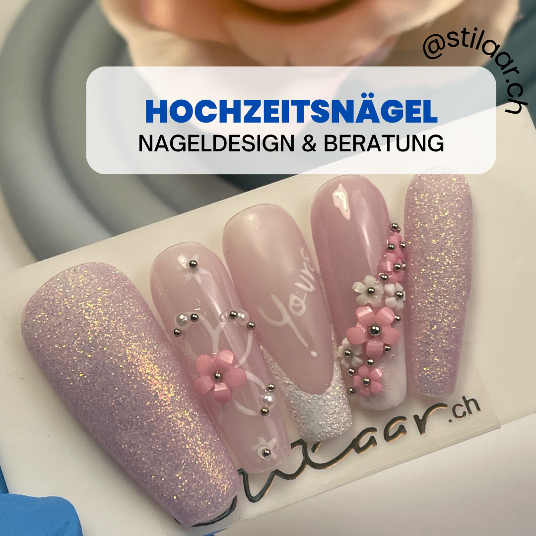 Ein Leitfaden, wie du für Hochzeitsnägel eine Beratung, als Nageldesignerin, durchführen kannst.