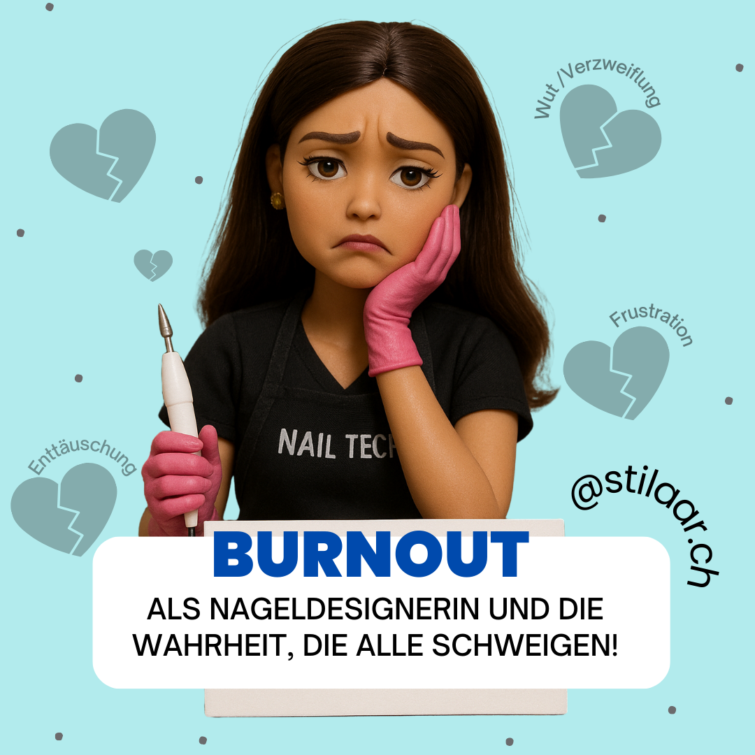 Enttäuscht als Nageldesignerin in der Schweiz, wenn die Kundinnen woanders gehen.